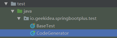 Position of the code generator