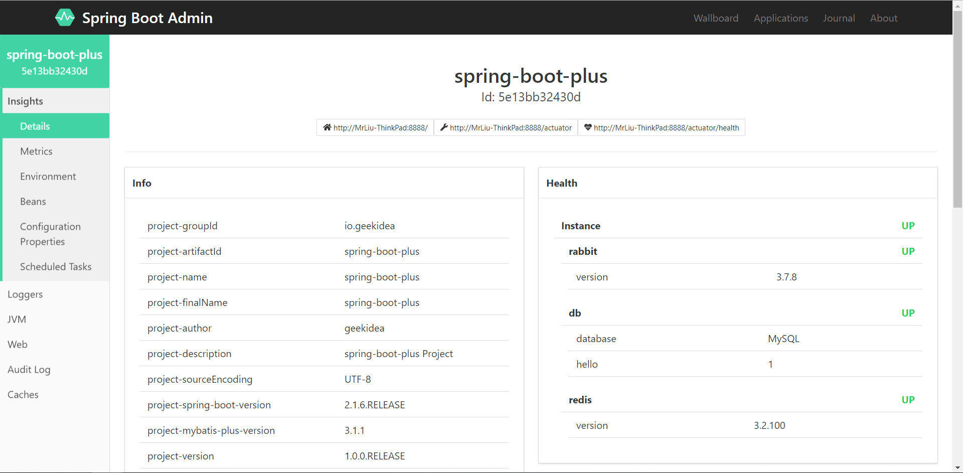 spring-boot-plus1.1.0.釋出-整合Spring Boot Admin管理和監控應用